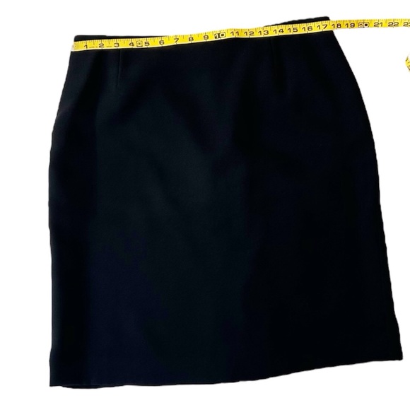 Tahari ASL Women’s Black & White Zipper Front Belted Skirt Suit Size 14 - Picture 10 of 14